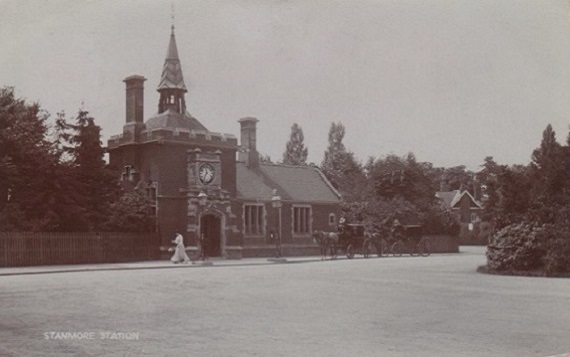 Stanmore Village Station c1900