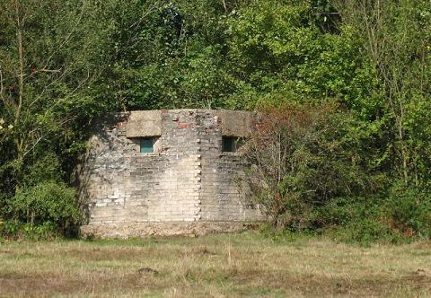 A military ‘Pill Box’ Gun Emplacement