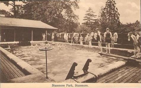 Herbert Kemball Cook's preparatory school's swimming pool 1908