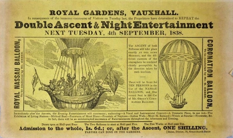 A Pictorial Handbill from the Royal Gardens 1838