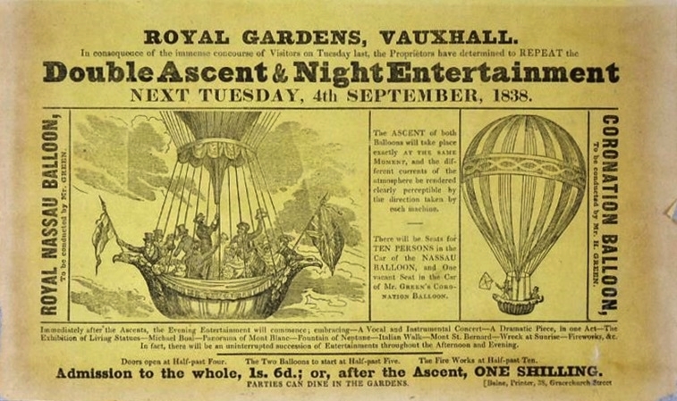A Pictorial Handbill from the Royal Gardens 1838