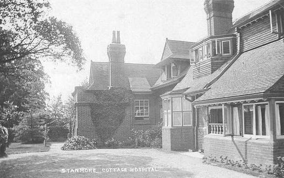 An old Postcard of Stanmore Cottage Hospital