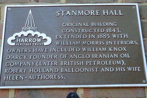 Stanmore Hall, Wood Lane Stanmore