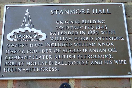 Stanmore Hall, Wood Lane Stanmore