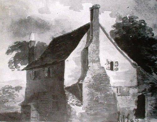 A water colour dated 1810 of the cottage that preceded
Sir Robert Smirke's Warren House.