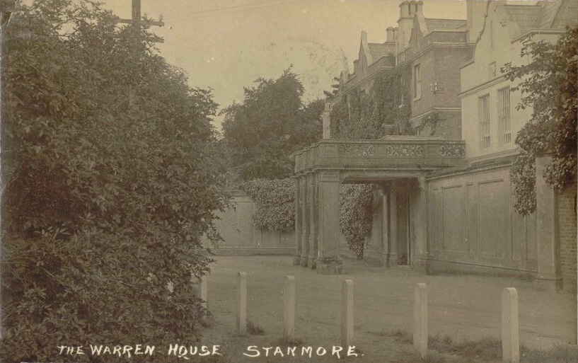 Warren House, Wood Lane Stanmore C1908.